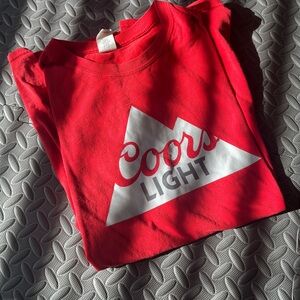 Coors light Red T shirt ❣️